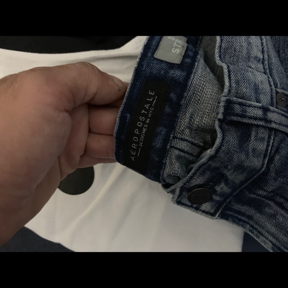 Aeropostale Slim Straight Jeans / Ripped - Picture 5 of 6